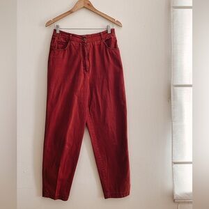 Today Cotton Red Jeans